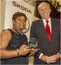 Paul Dacre and Doreen Lawrence