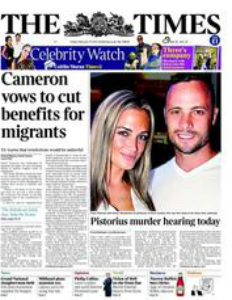 Times Cameron vows to cut migrants benefits
