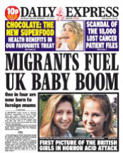 Express migrants fuel baby boom
