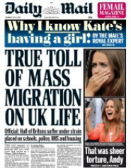 Mail True toll of mass migration