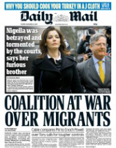 Mail Coalition at war over migrants
