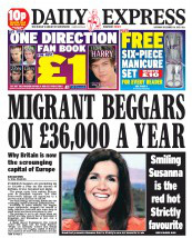 Express Migrant beggars on £36,000