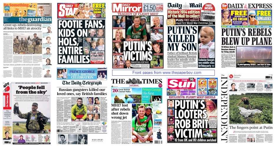 front pages 19-07-14