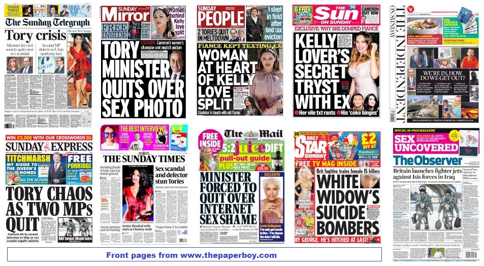 front pages 28-09-14