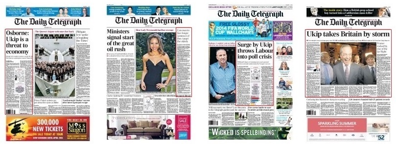 Telegraph front pages