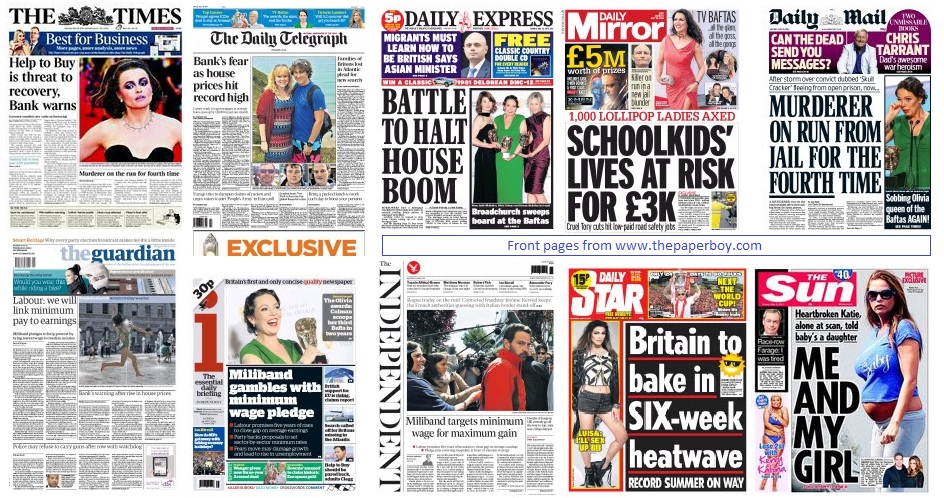front pages 19-05-2014