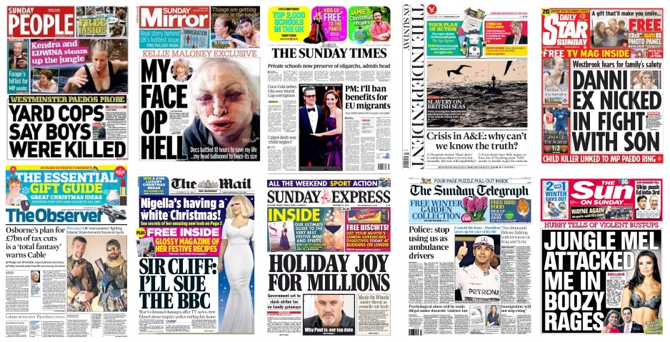 front pages 23-11-14