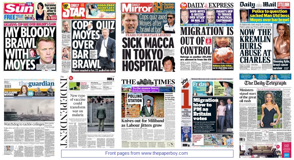 front pages 23-05-2014