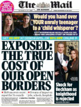 Mail Cost of our open borders