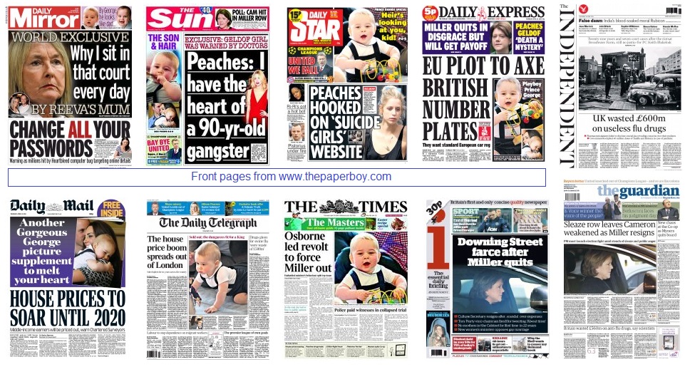 Front pages 10-04-14