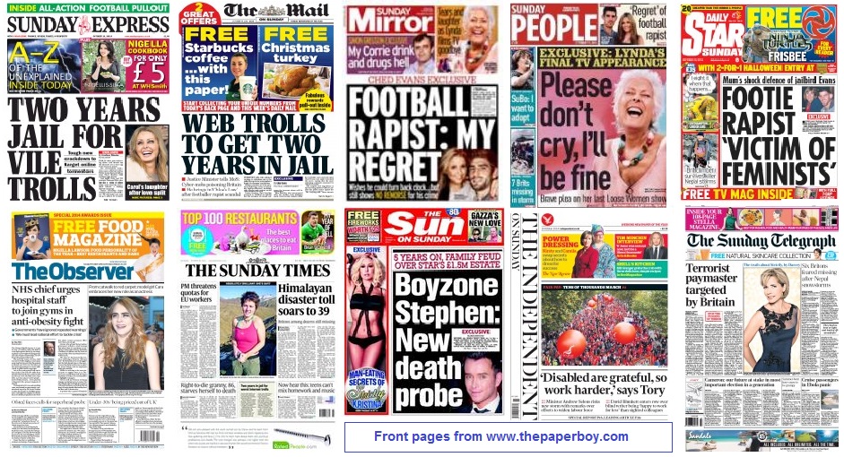 front pages 19-10-14