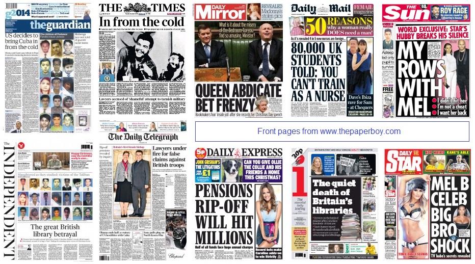 front pages 18-12-14