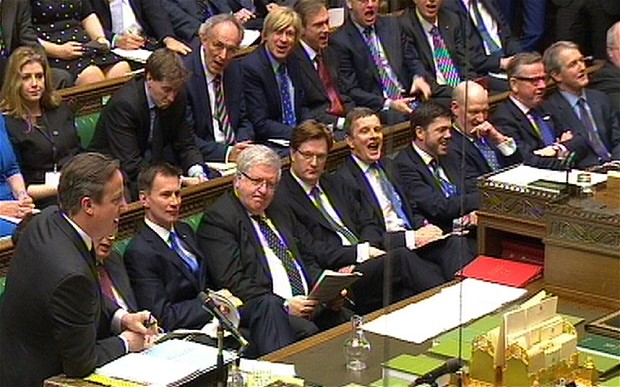 Male-dominated Tory front bench