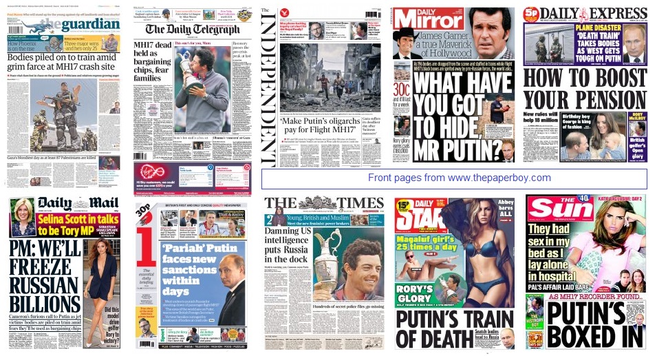front pages 21-07-2014