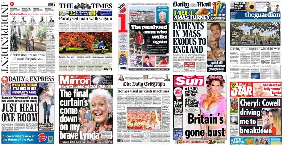 front pages 21-10-14