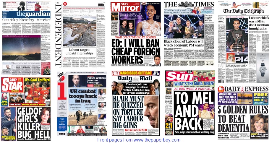 front pages 15-12-14