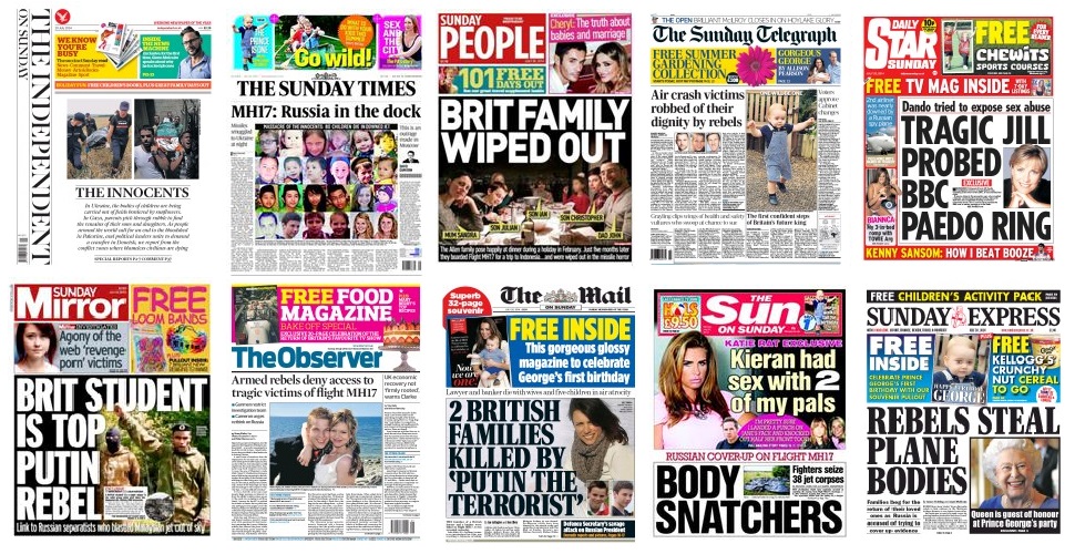 front pages 20-07-14