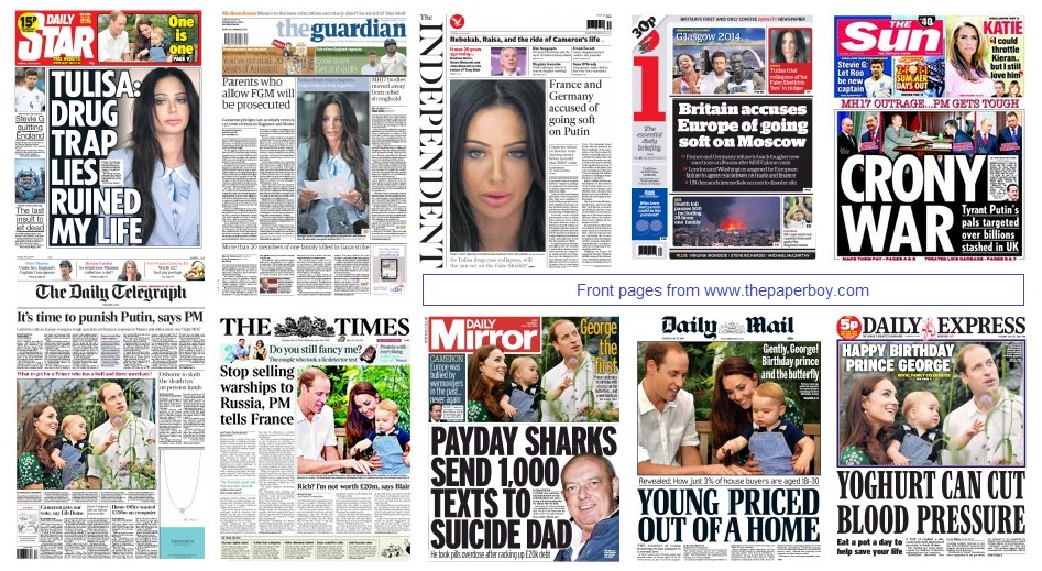 front pages 22-07-14