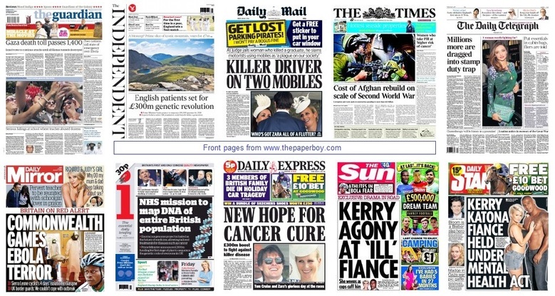 front pages 01-08-2014