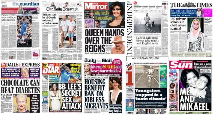 National front pages 20/1/14