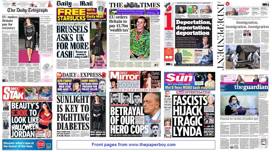 front pages 24-10-14