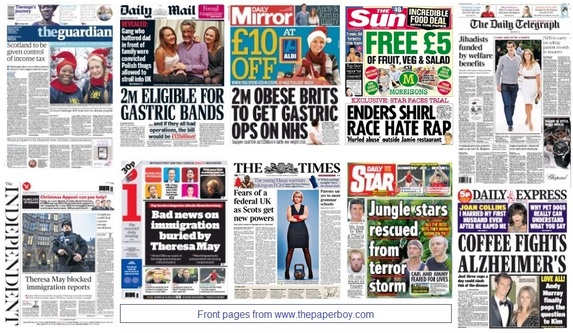front pages 27-11-14