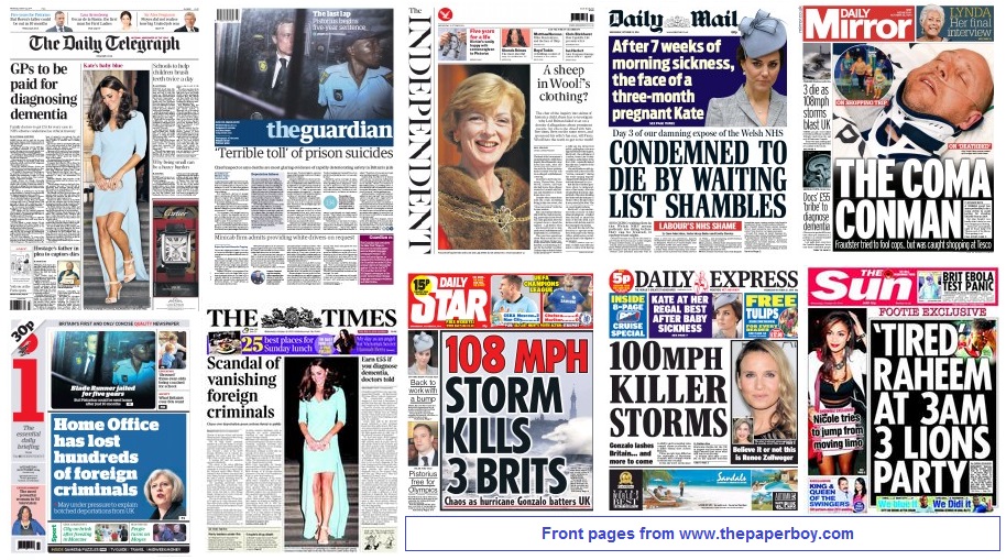 front pages 23-10-14